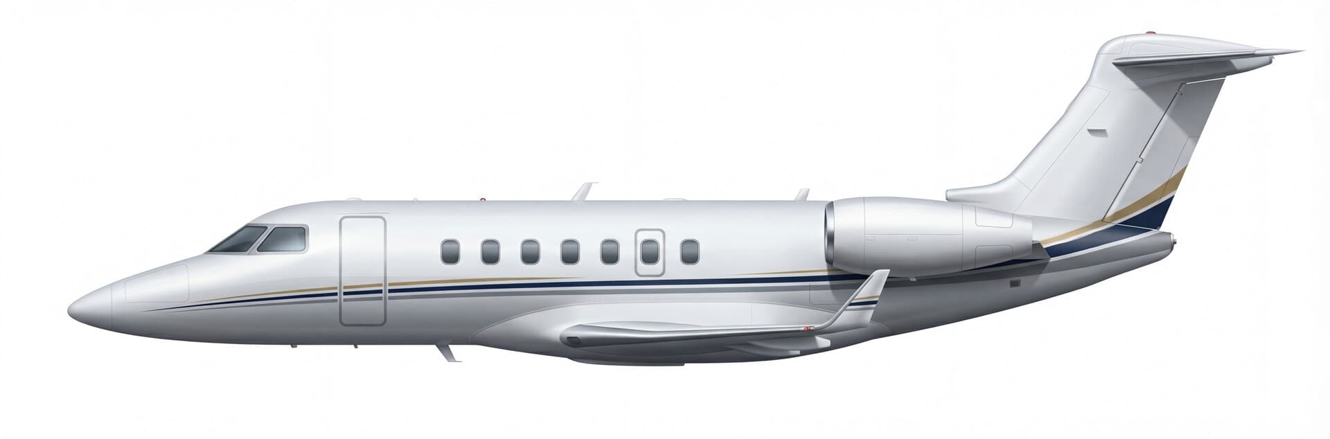 IAI Astra SP midsize jet exterior — charter with VOLO