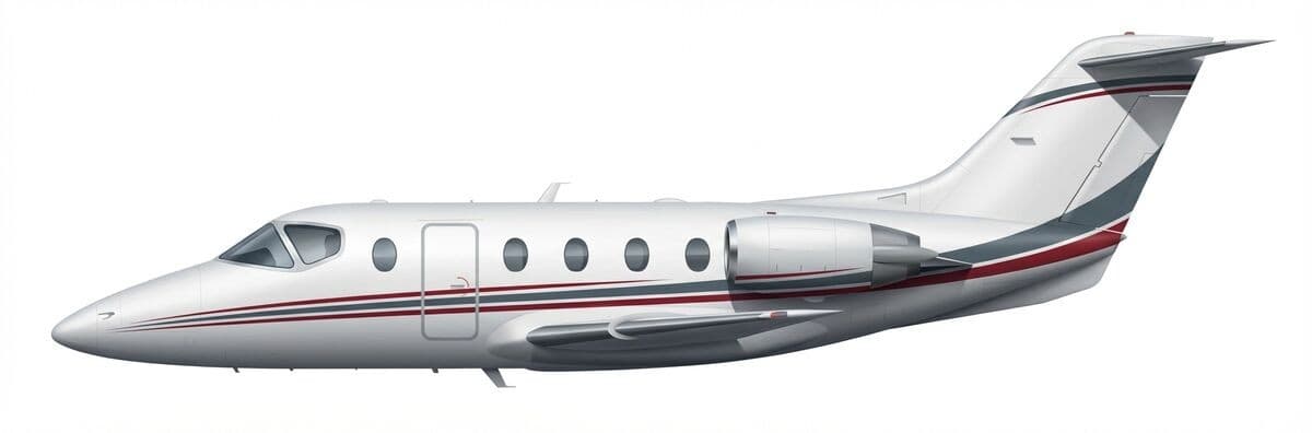 Hawker 400XP light jet — charter with VOLO private aviation
