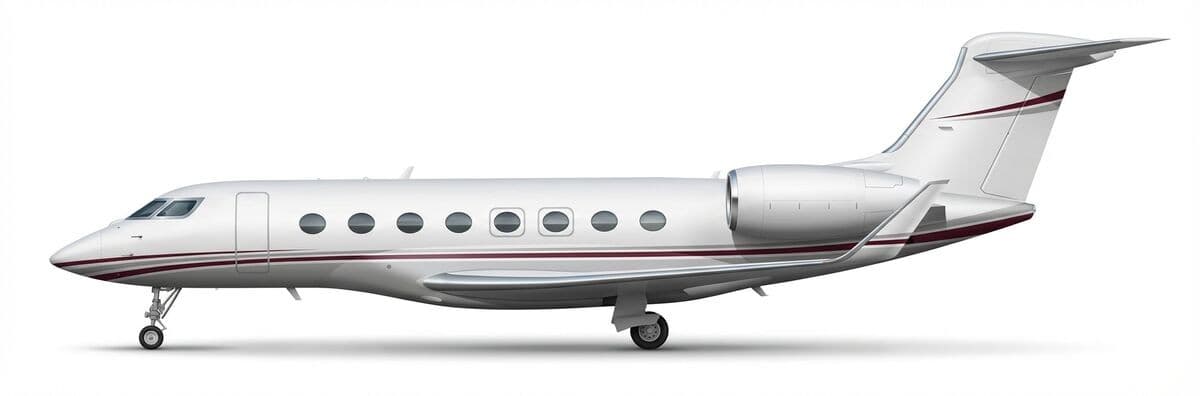 Gulfstream G650 ultra long range exterior — charter with VOLO