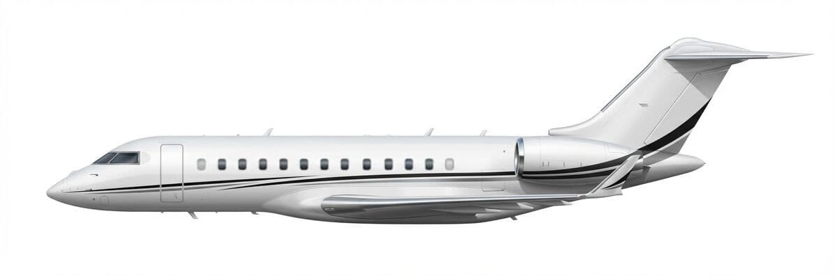 Global 6500 ultra long range exterior — charter with VOLO