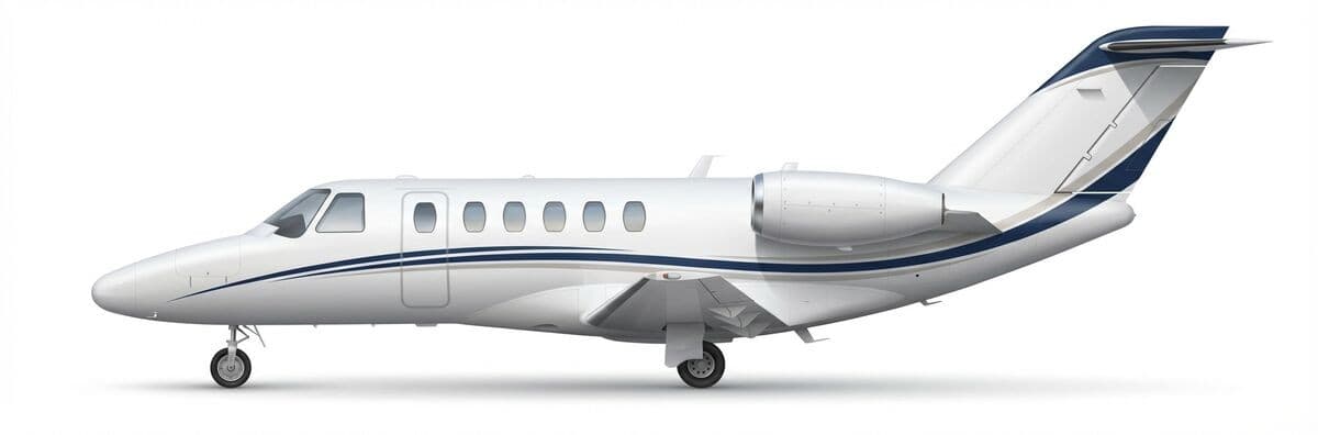 Citation CJ2 light jet exterior — charter with VOLO