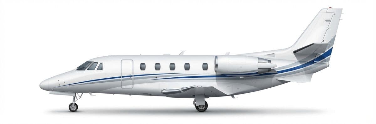 Citation XLS midsize jet exterior — charter with VOLO