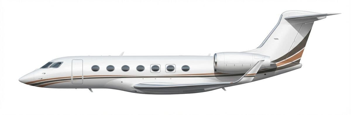 Gulfstream G300 heavy jet exterior — charter with VOLO