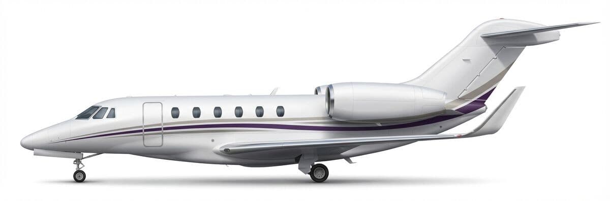 Citation X+ heavy jet exterior — charter with VOLO