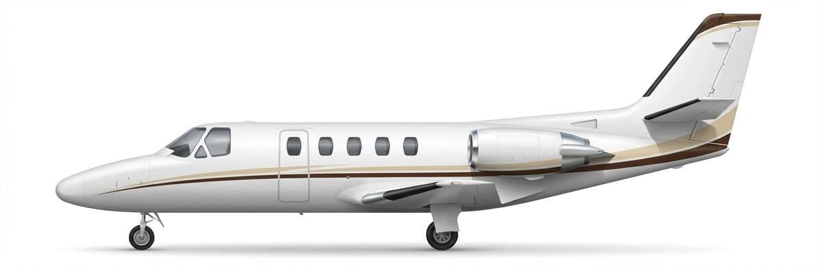 Citation I light jet exterior — charter with VOLO
