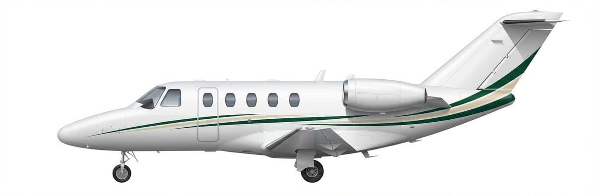 Citation CJ light jet exterior — charter with VOLO