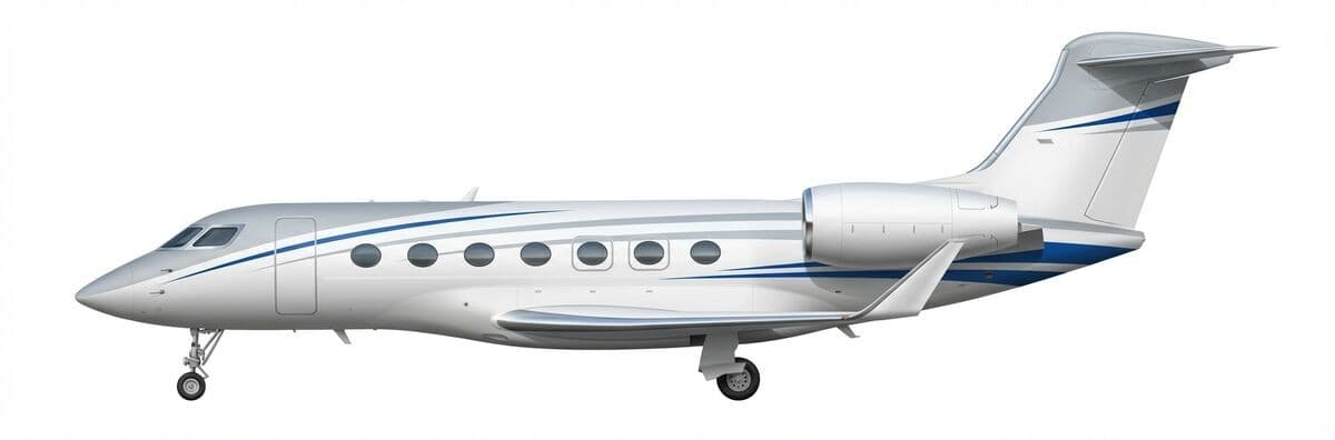 Gulfstream G500 heavy jet exterior — charter with VOLO