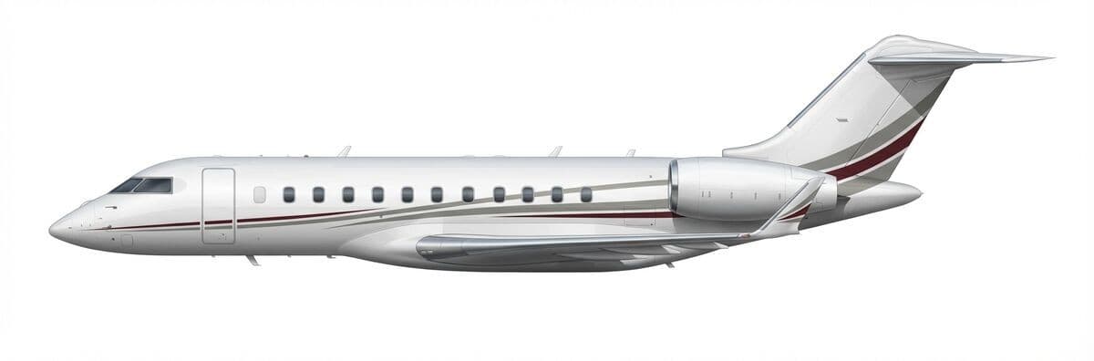 Global 6000 ultra long range exterior — charter with VOLO