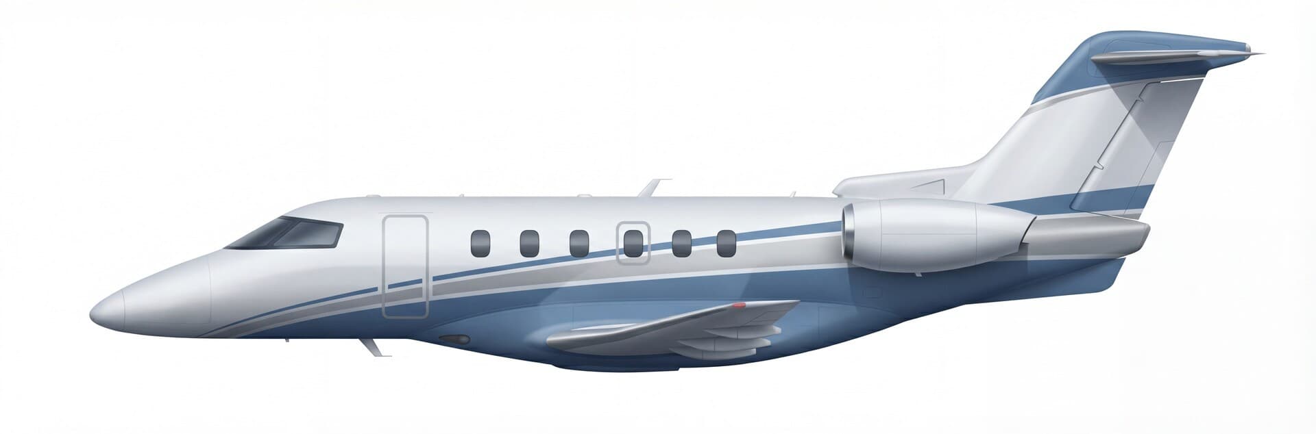 Pilatus PC-24 light jet exterior — charter with VOLO