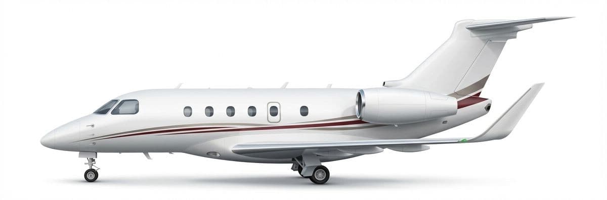 Praetor 500 midsize jet exterior — charter with VOLO
