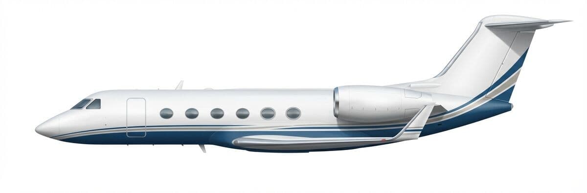 Gulfstream GIV-SP heavy jet exterior — charter with VOLO