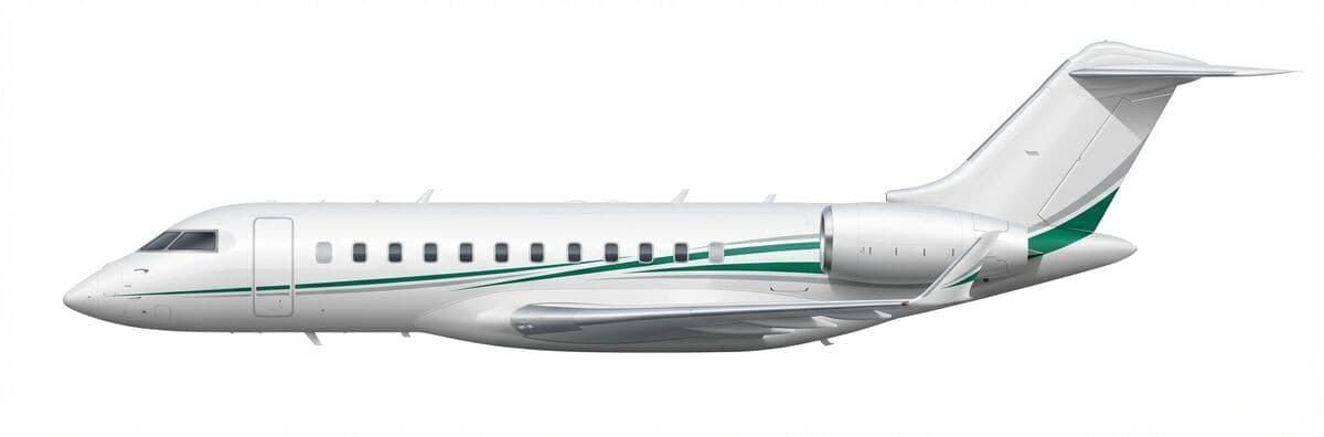 Global 5000 ultra long range exterior — charter with VOLO