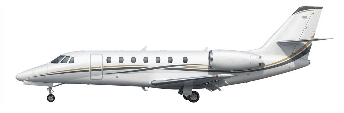 Citation Sovereign super midsize jet exterior — charter with VOLO