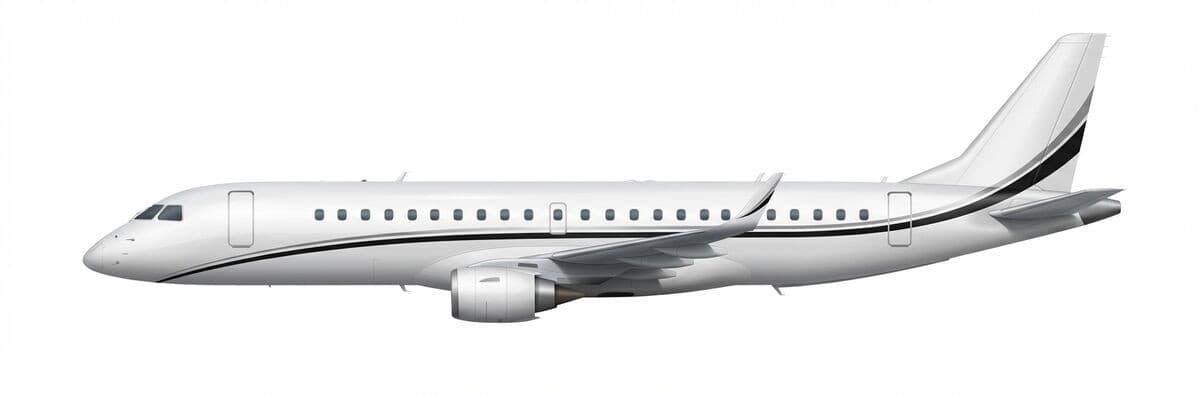 Lineage 1000 vip airliner exterior — charter with VOLO