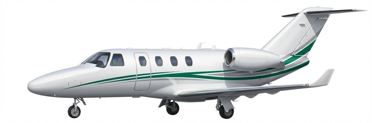 Citation M2 light jet exterior — charter with VOLO