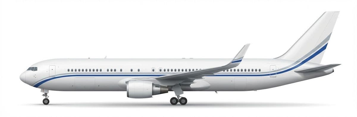 Boeing 767 VIP widebody in executive configuration — 30-seat ultra-long-range for government and UHNW charter