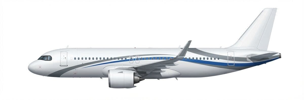 Airbus ACJ A320 Neo vip airliner exterior — charter with VOLO