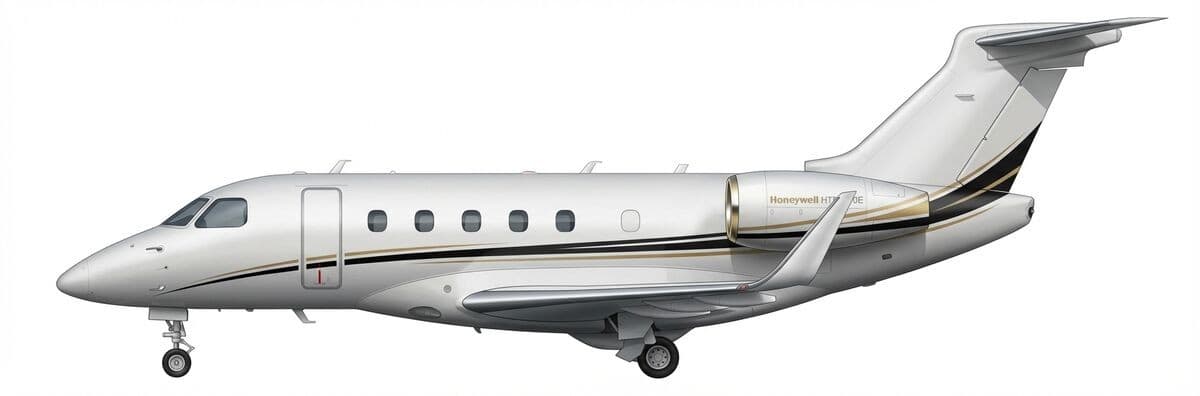 Praetor 600 super midsize jet exterior — charter with VOLO