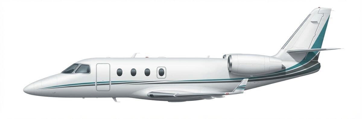 Gulfstream G150 light jet exterior — charter with VOLO