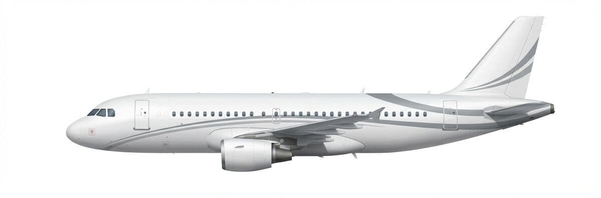 Airbus ACJ A319 CJ vip airliner exterior — charter with VOLO
