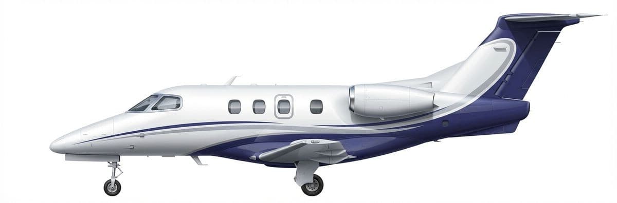 Phenom 100EV very light jet exterior — charter with VOLO
