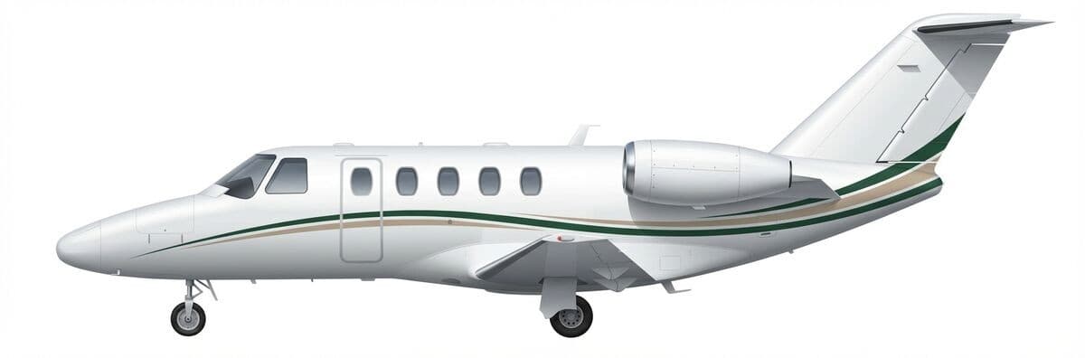CitationJet light jet exterior — charter with VOLO
