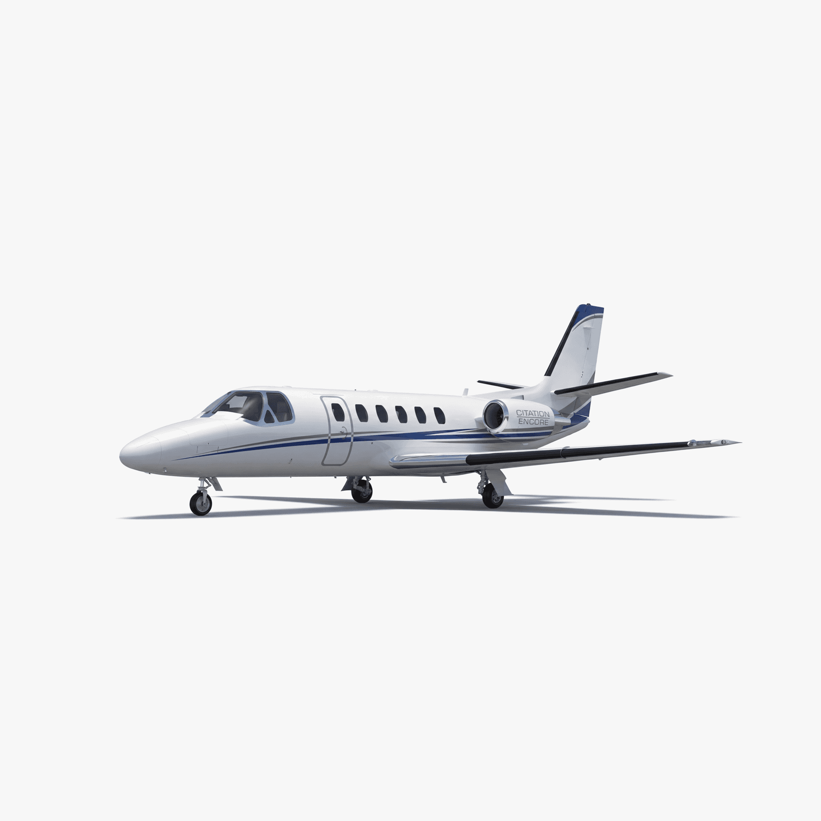 Citation Encore Midsize Jet private jet — 3D exterior view from VOLO charter fleet