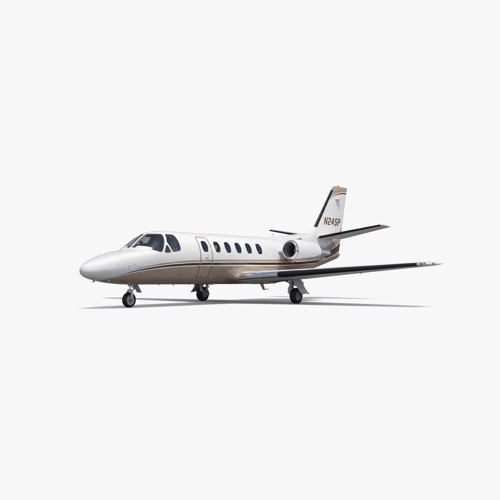 Citation II SP Light Jet private jet — 3D exterior view from VOLO charter fleet