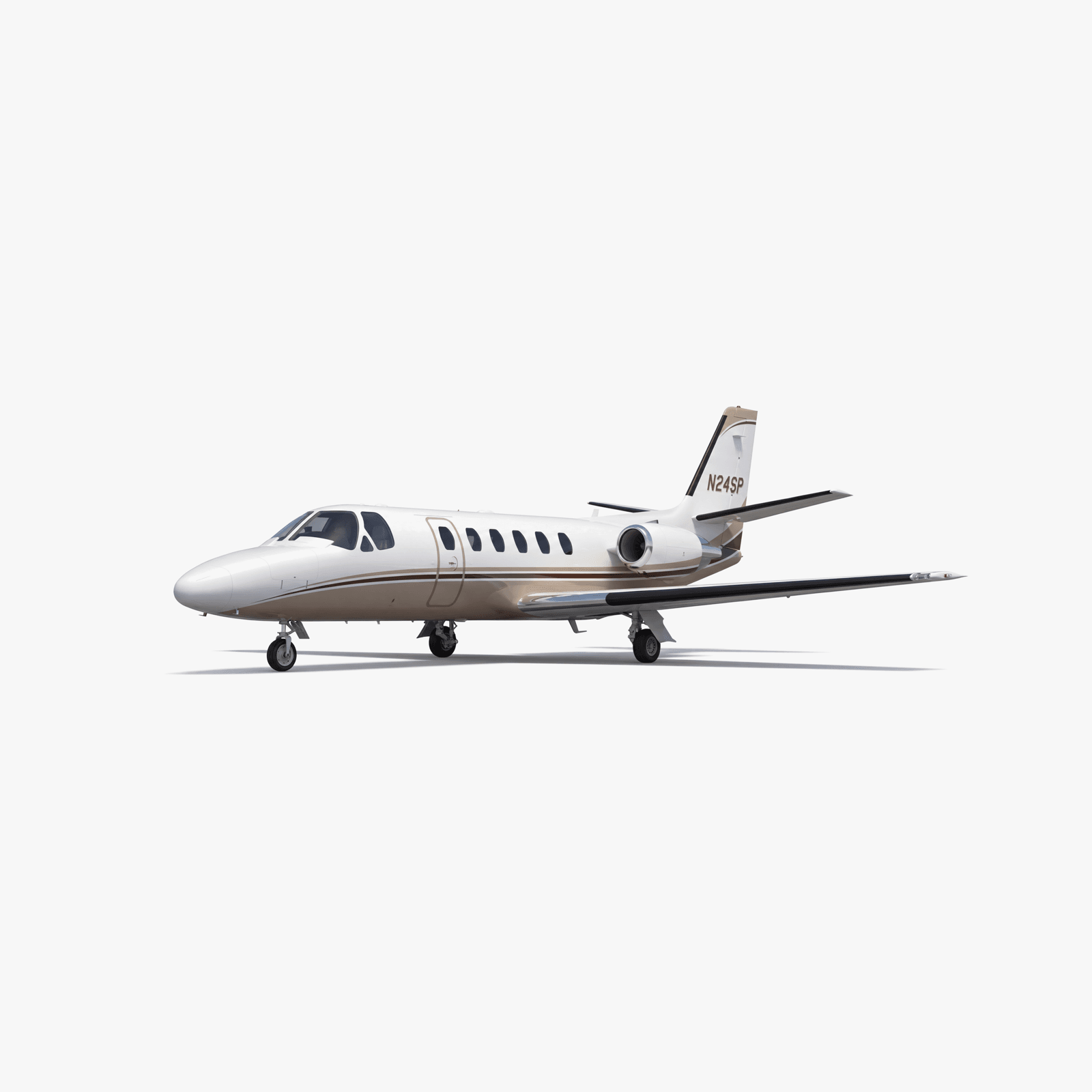 Citation II SP Light Jet private jet — 3D exterior view from VOLO charter fleet