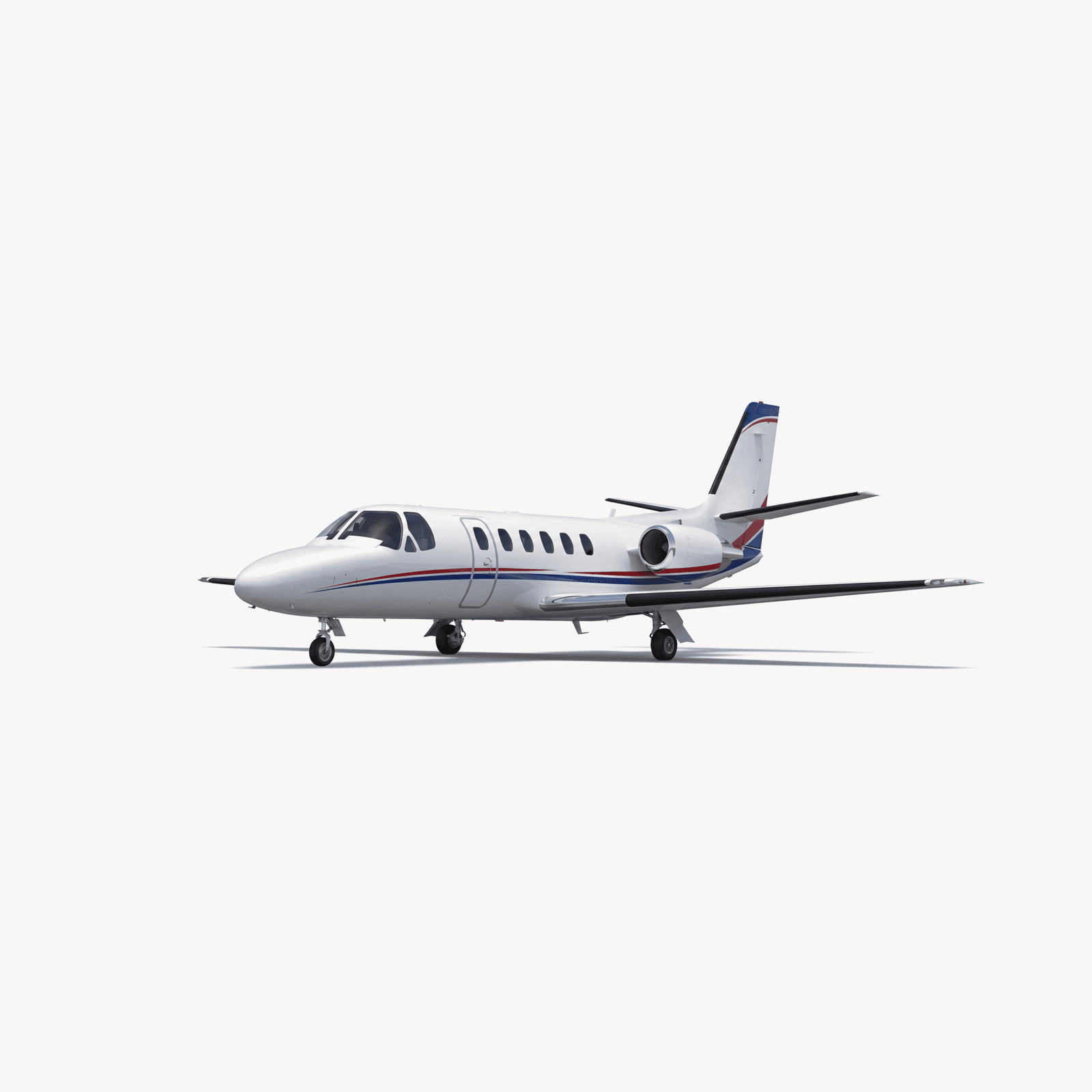 Citation II Light Jet private jet — 3D exterior view from VOLO charter fleet