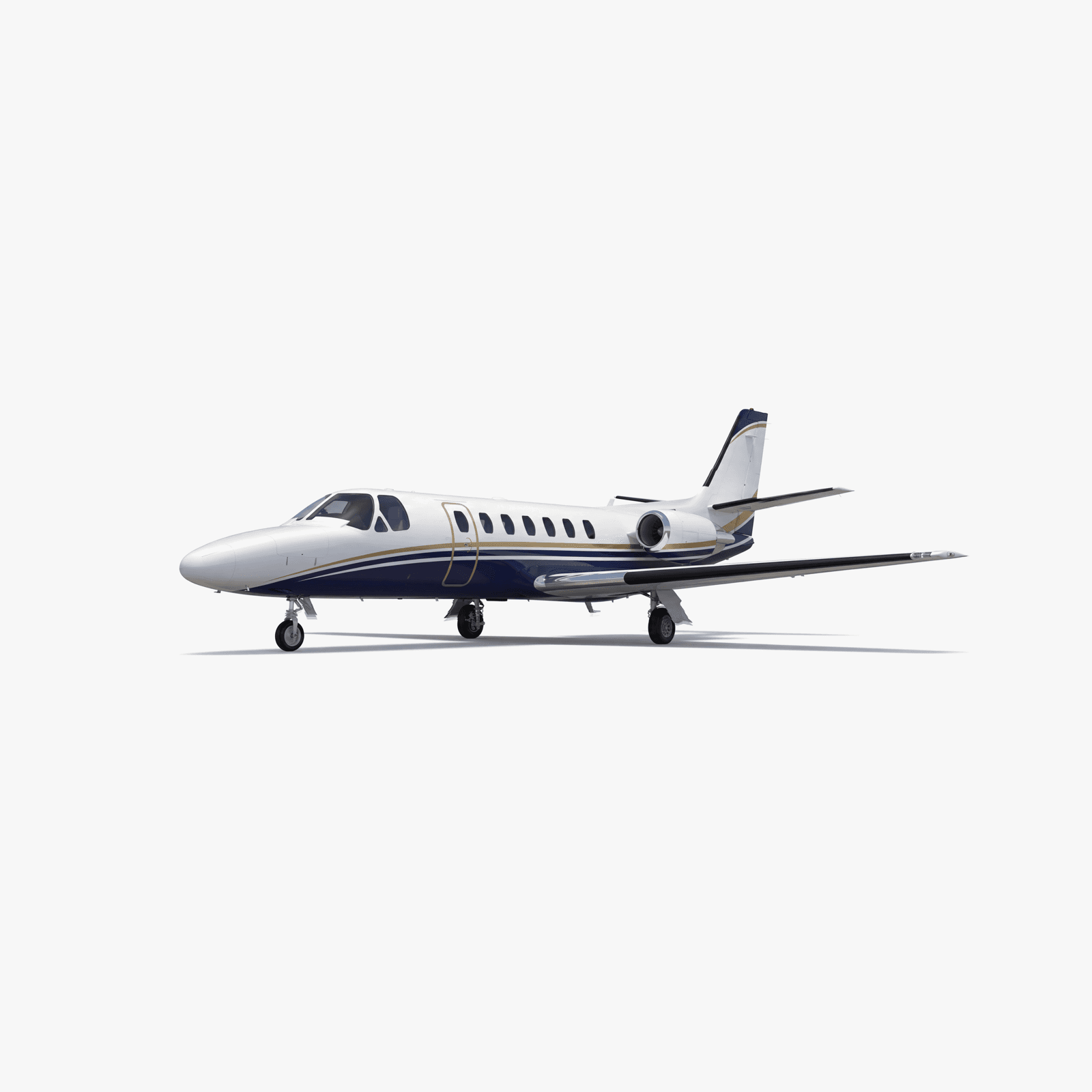 Citation Ultra Midsize Jet private jet — 3D exterior view from VOLO charter fleet