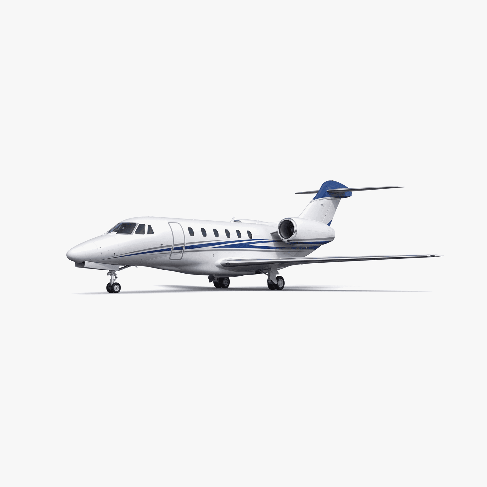 Citation X Heavy Jet private jet — 3D exterior view from VOLO charter fleet
