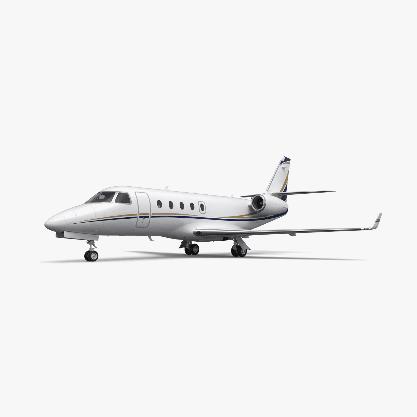 Gulfstream G150 Light Jet private jet — 3D exterior view from VOLO charter fleet