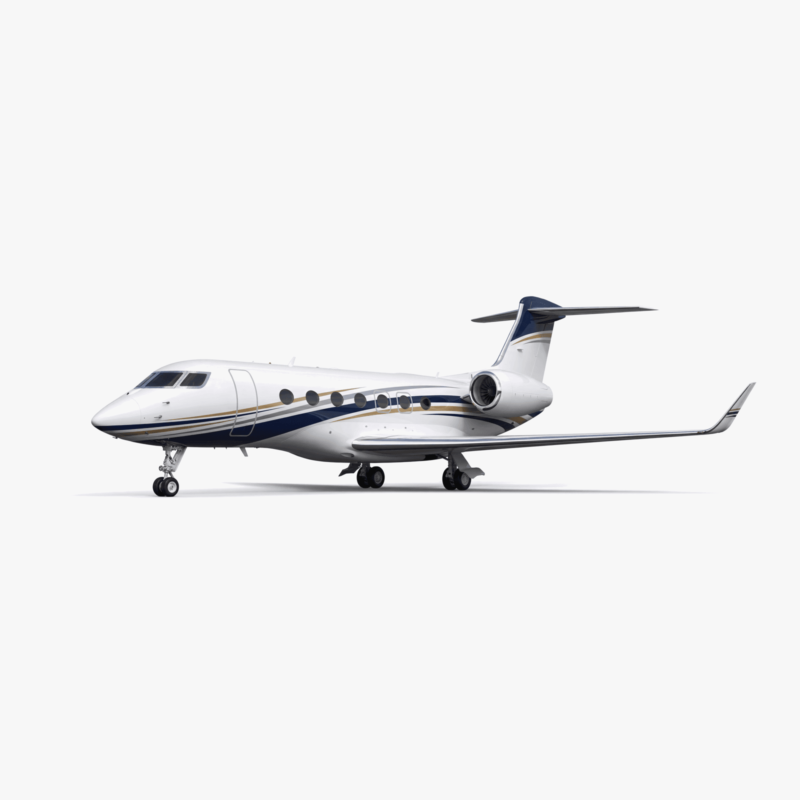 Gulfstream G400 Heavy Jet private jet — 3D exterior view from VOLO charter fleet