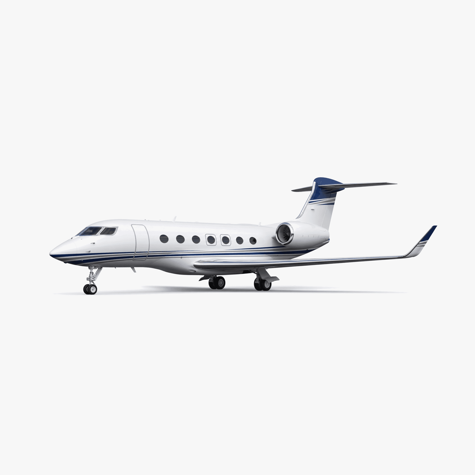 Gulfstream G600 Heavy Jet private jet — 3D exterior view from VOLO charter fleet