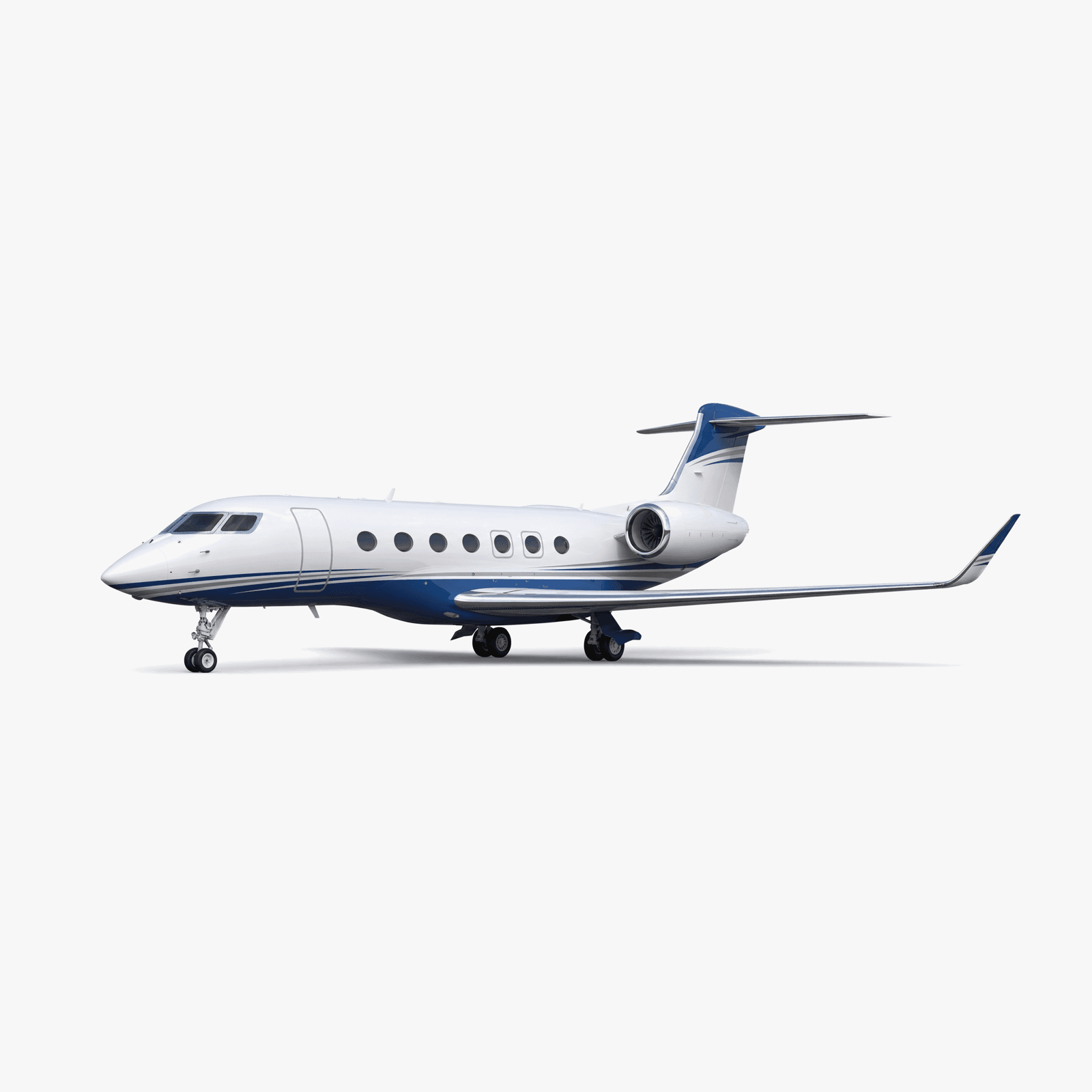 Gulfstream G800 Ultra Long Range private jet — 3D exterior view from VOLO charter fleet