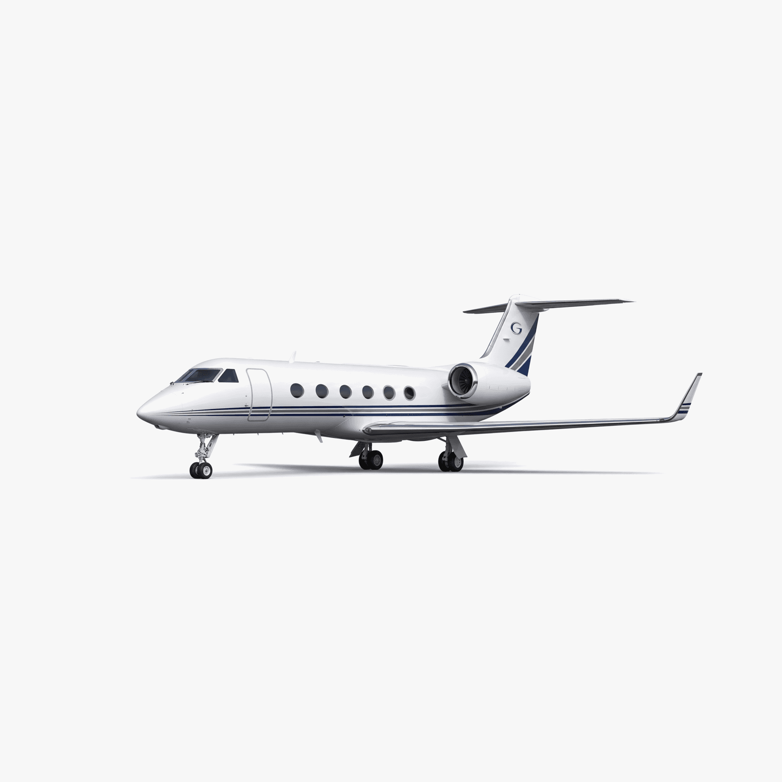 Gulfstream GIV 3D view