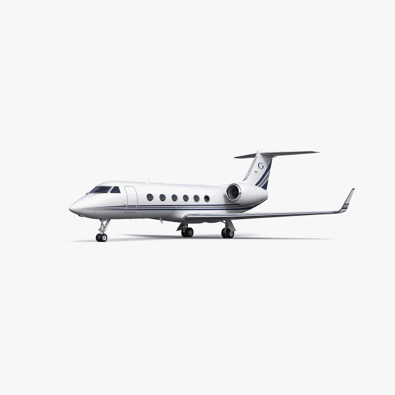 Gulfstream GIV Heavy Jet private jet — 3D exterior view from VOLO charter fleet