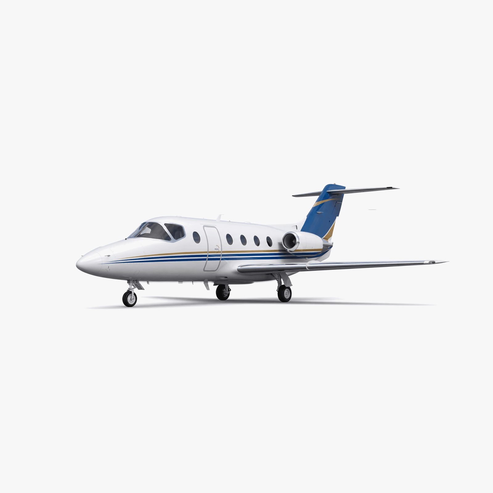 Hawker 400 Light Jet private jet — 3D exterior view from VOLO charter fleet