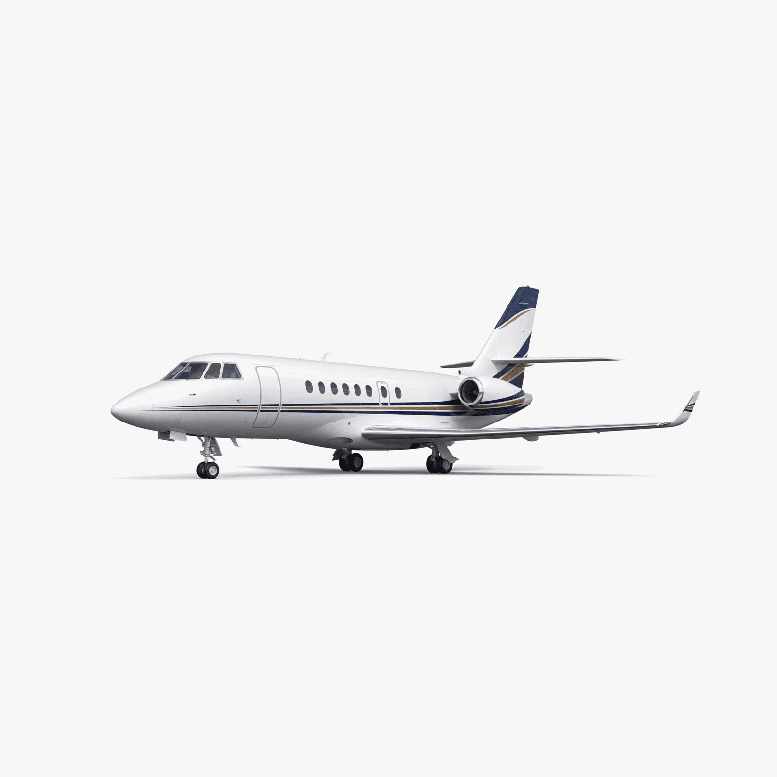 IAI Astra SP Midsize Jet private jet — 3D exterior view from VOLO charter fleet