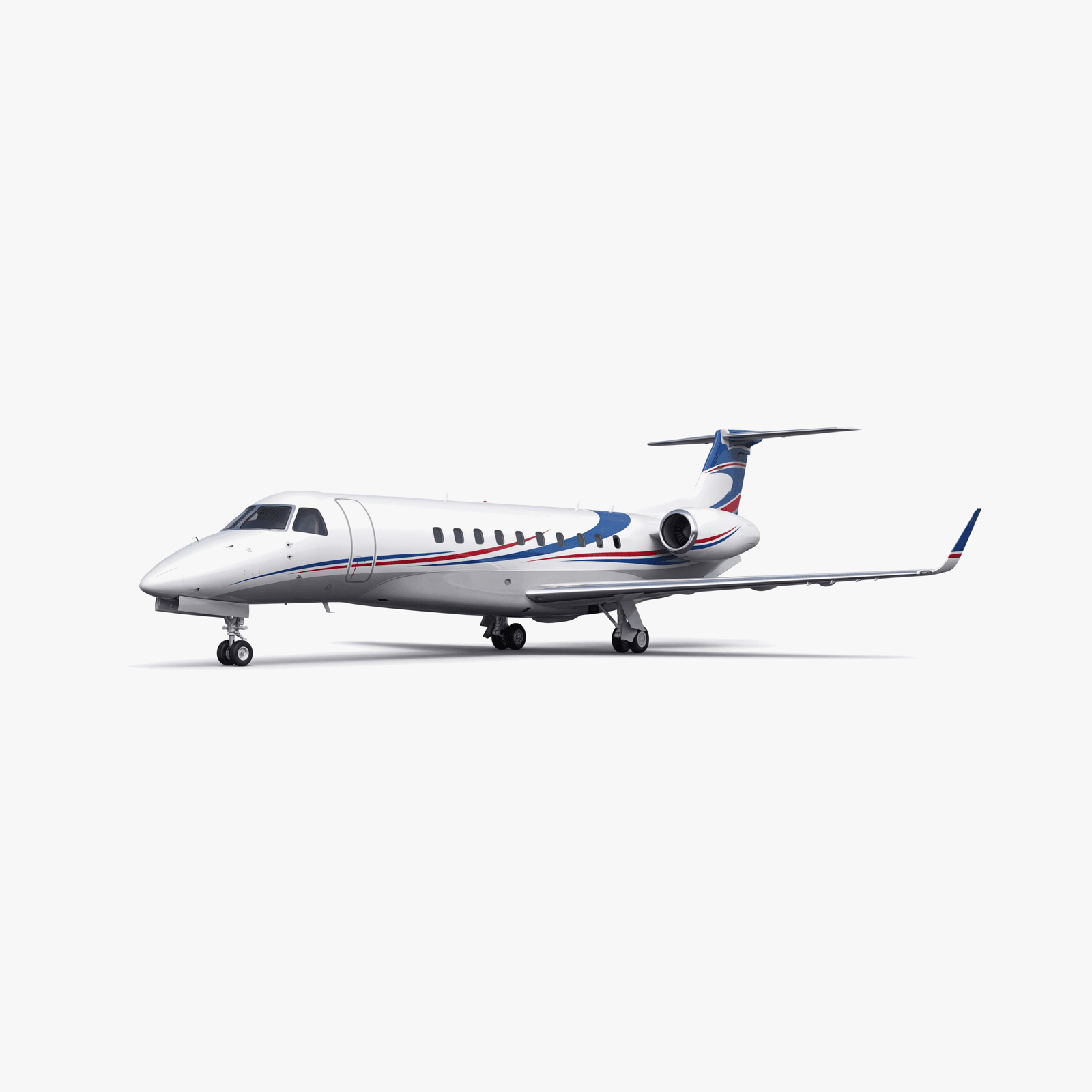 Legacy 600 Heavy Jet private jet — 3D exterior view from VOLO charter fleet