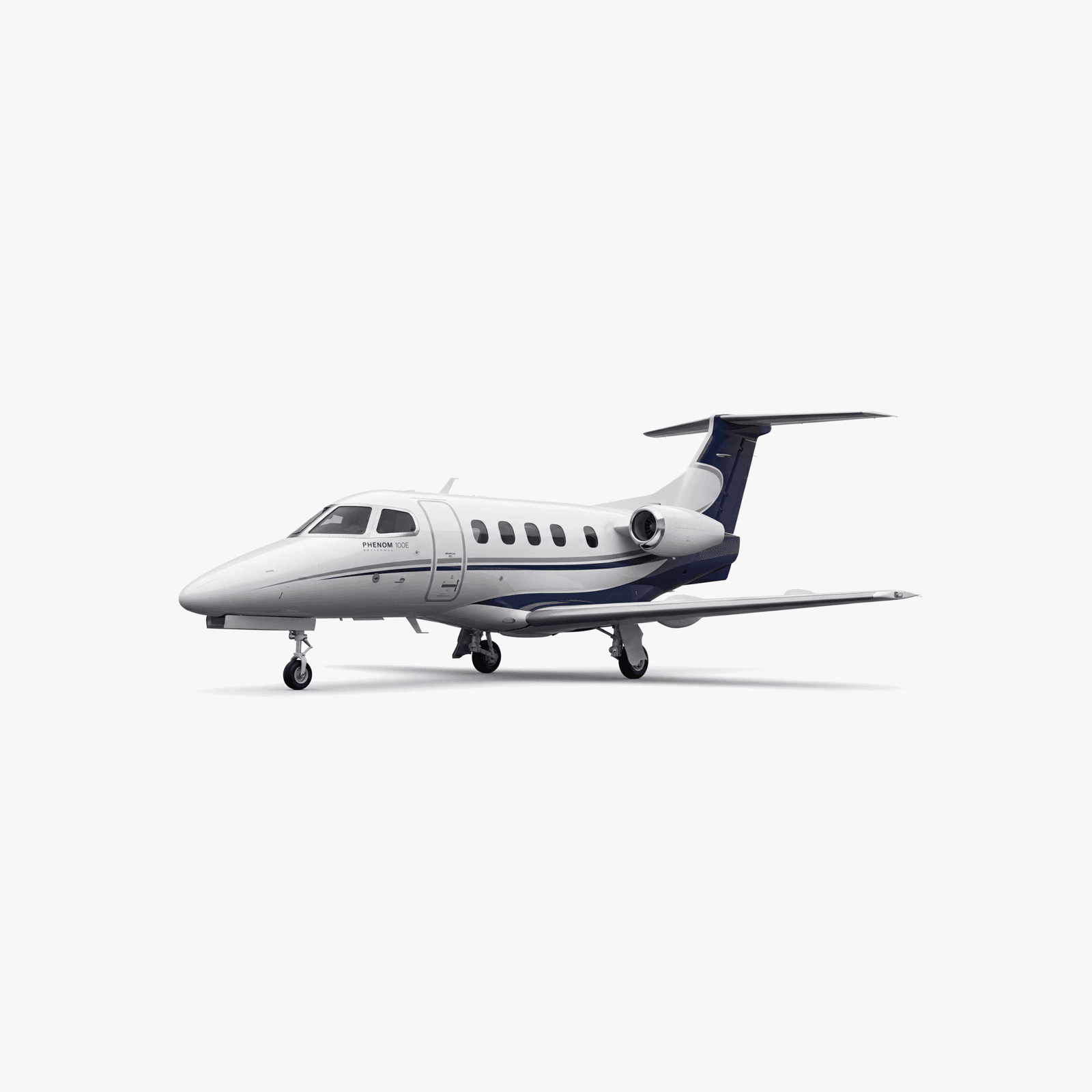 Phenom 100E Very Light Jet private jet — 3D exterior view from VOLO charter fleet