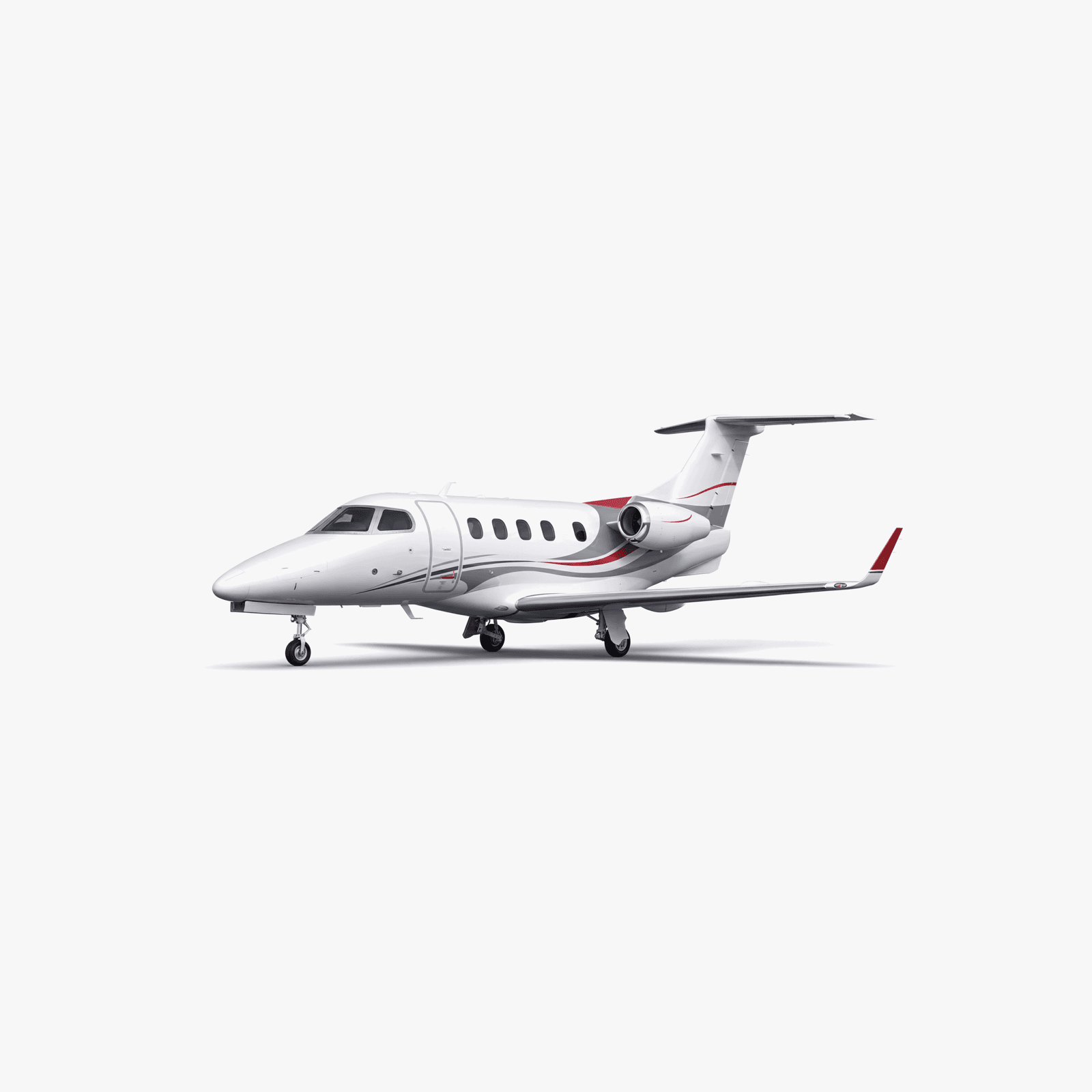 Phenom 100EV Very Light Jet private jet — 3D exterior view from VOLO charter fleet