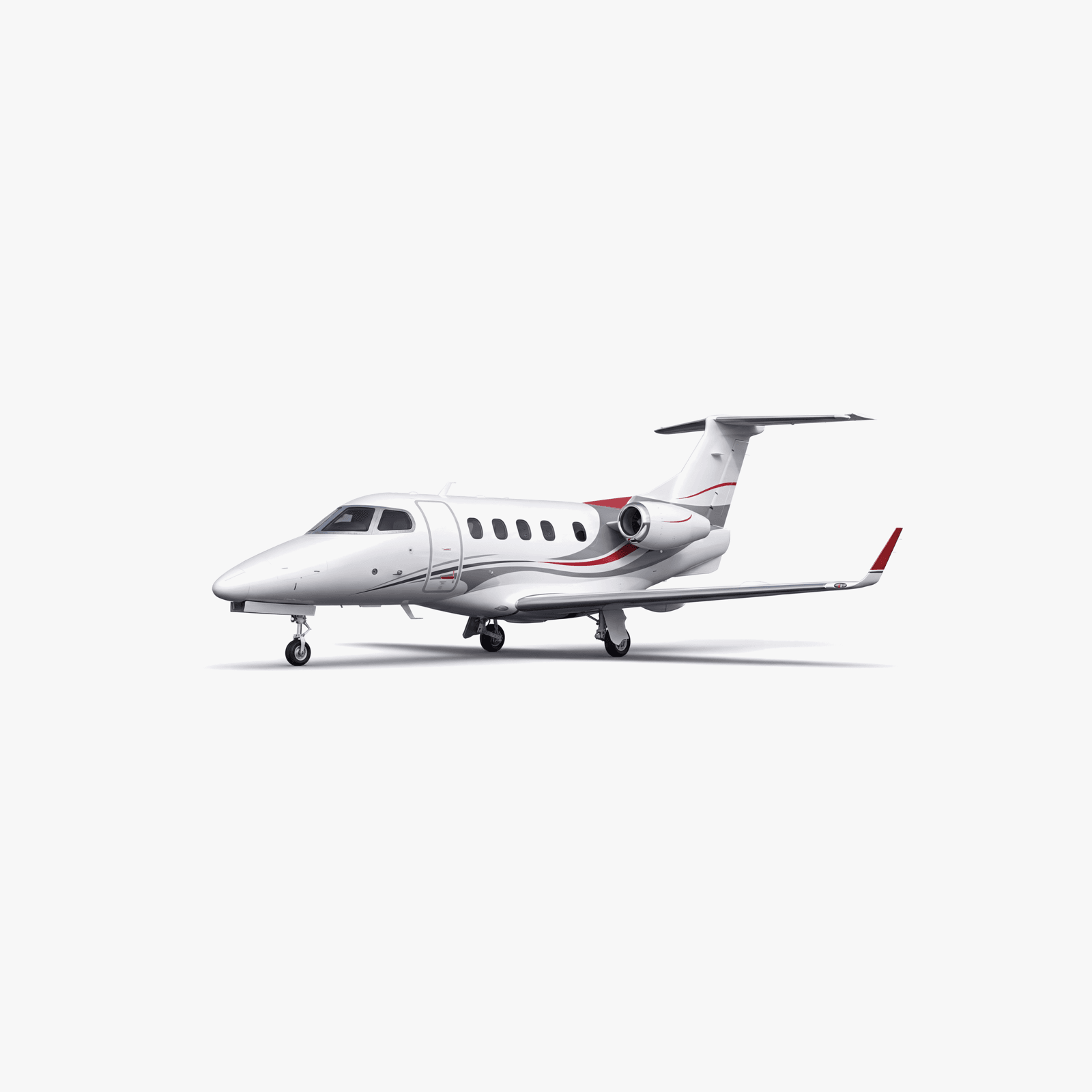 Phenom 100EV Very Light Jet private jet — 3D exterior view from VOLO charter fleet