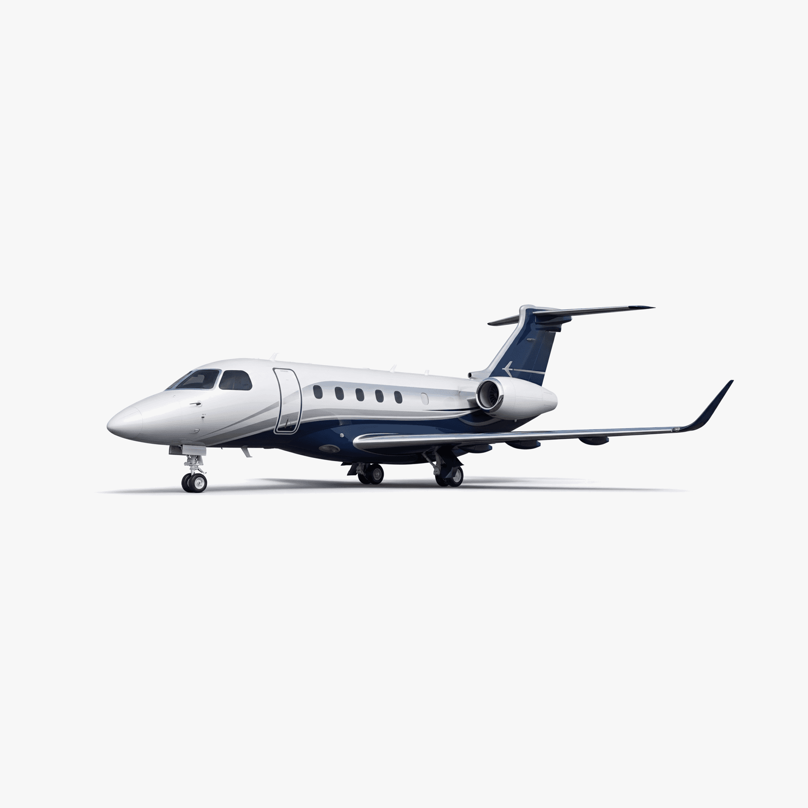 Praetor 500 Midsize Jet private jet — 3D exterior view from VOLO charter fleet
