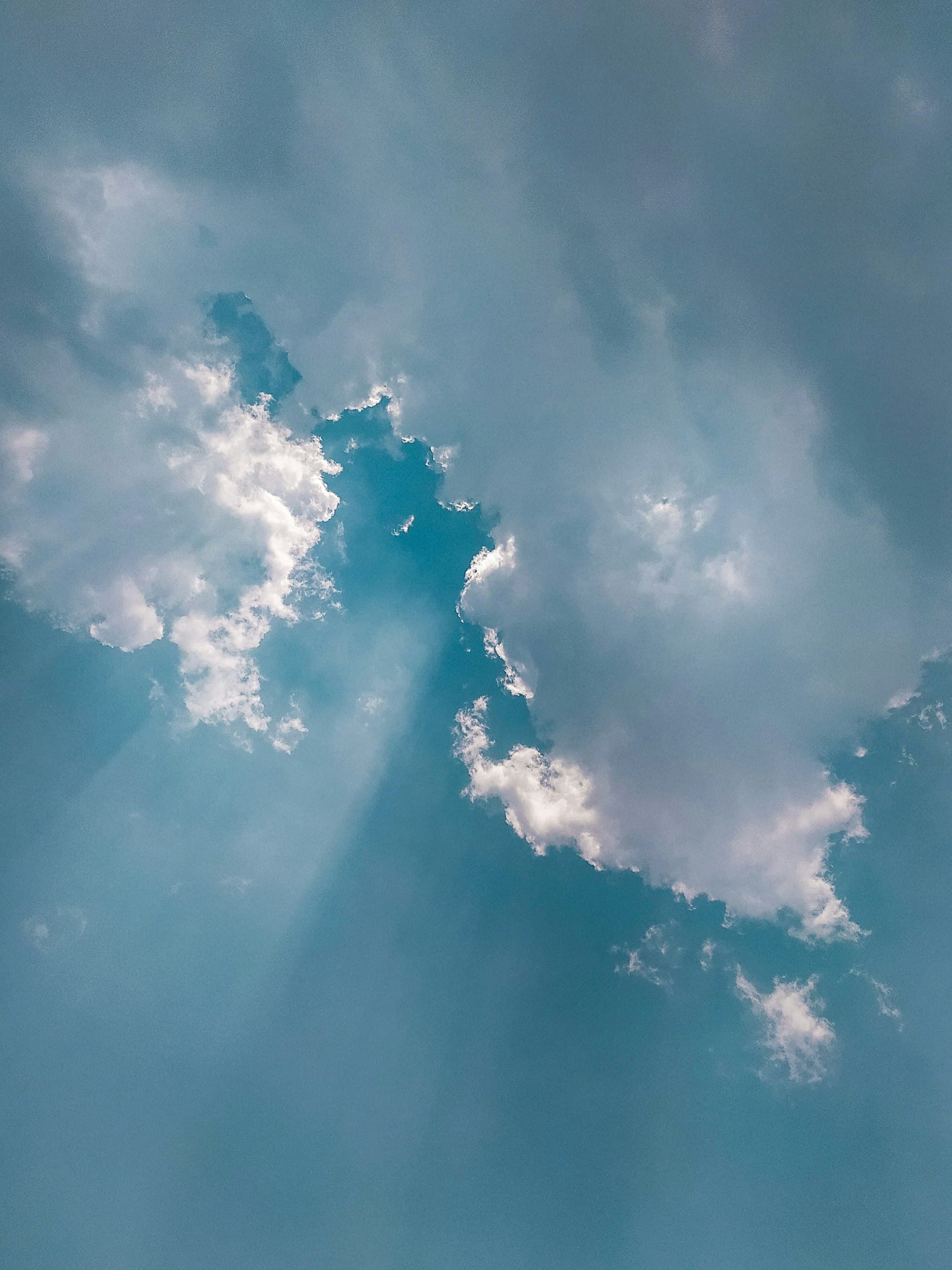 White fluffy clouds above — AI-powered fleet matching for the perfect private jet charter