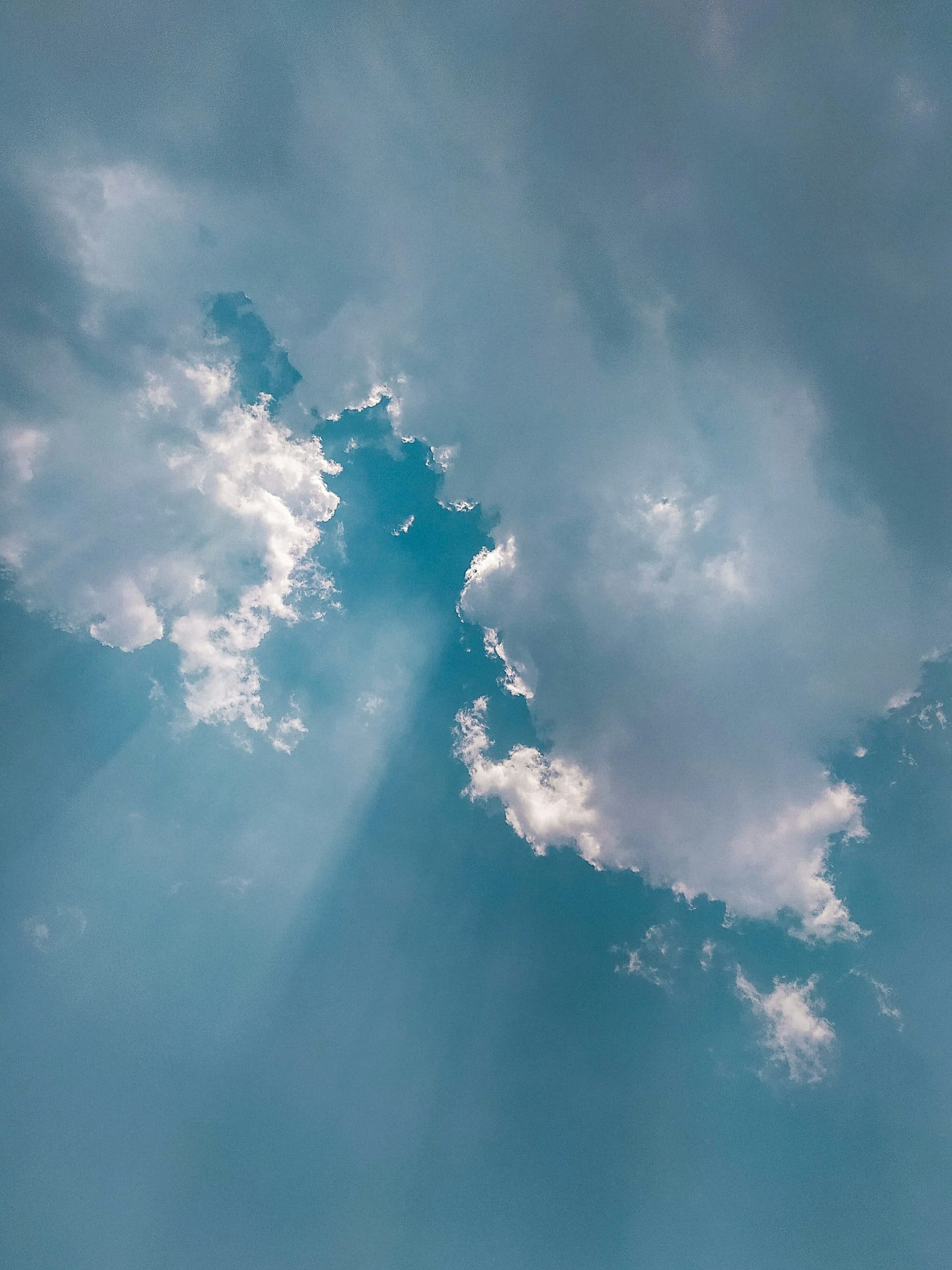 White fluffy clouds above — AI-powered fleet matching for the perfect private jet charter