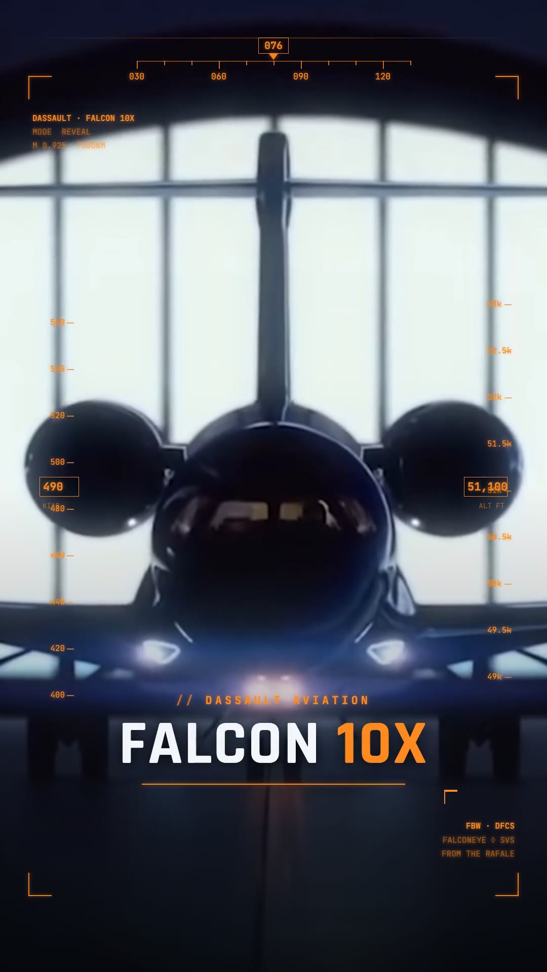 Dassault Falcon 10X: Fighter DNA, Falcon Soul — Mach 0.925, 7,500 nm