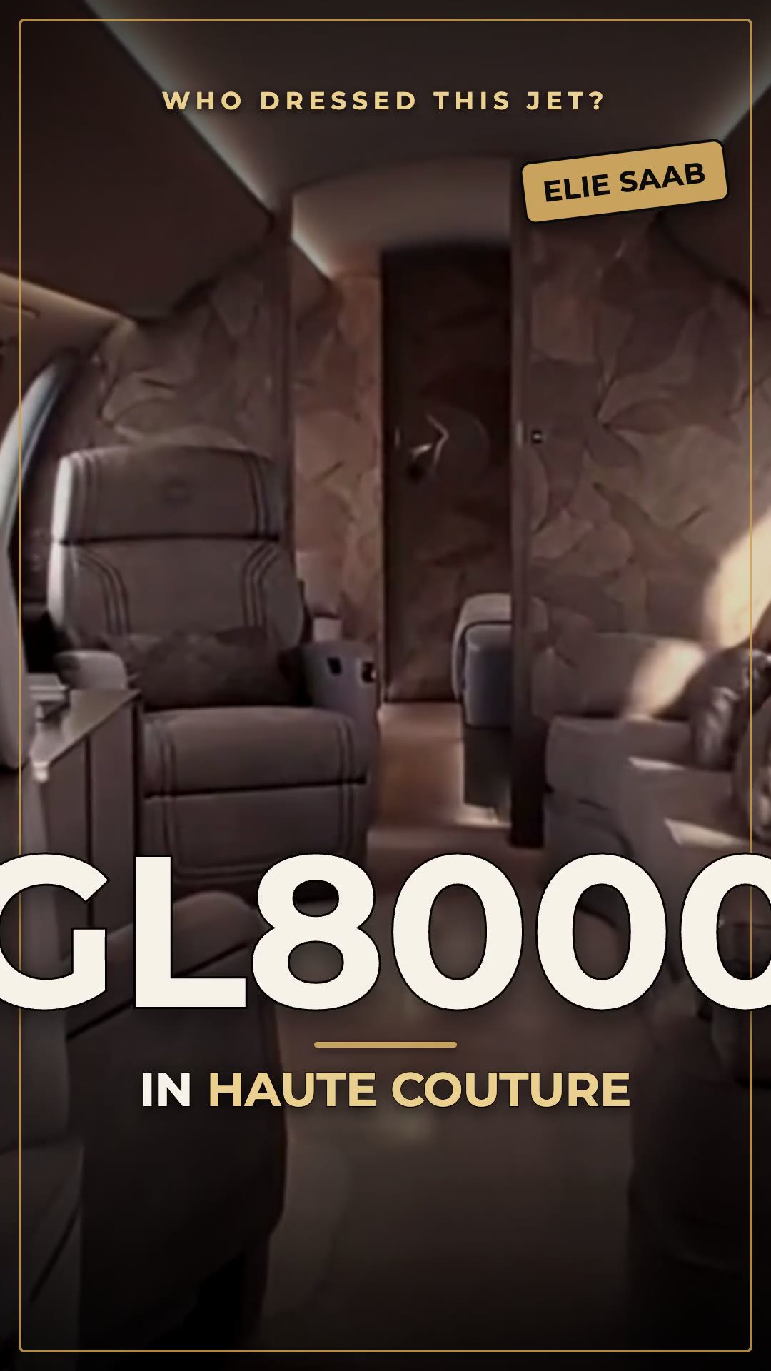 Elie Saab × Bombardier: The Global 8000 Bespoke Cabin Collection