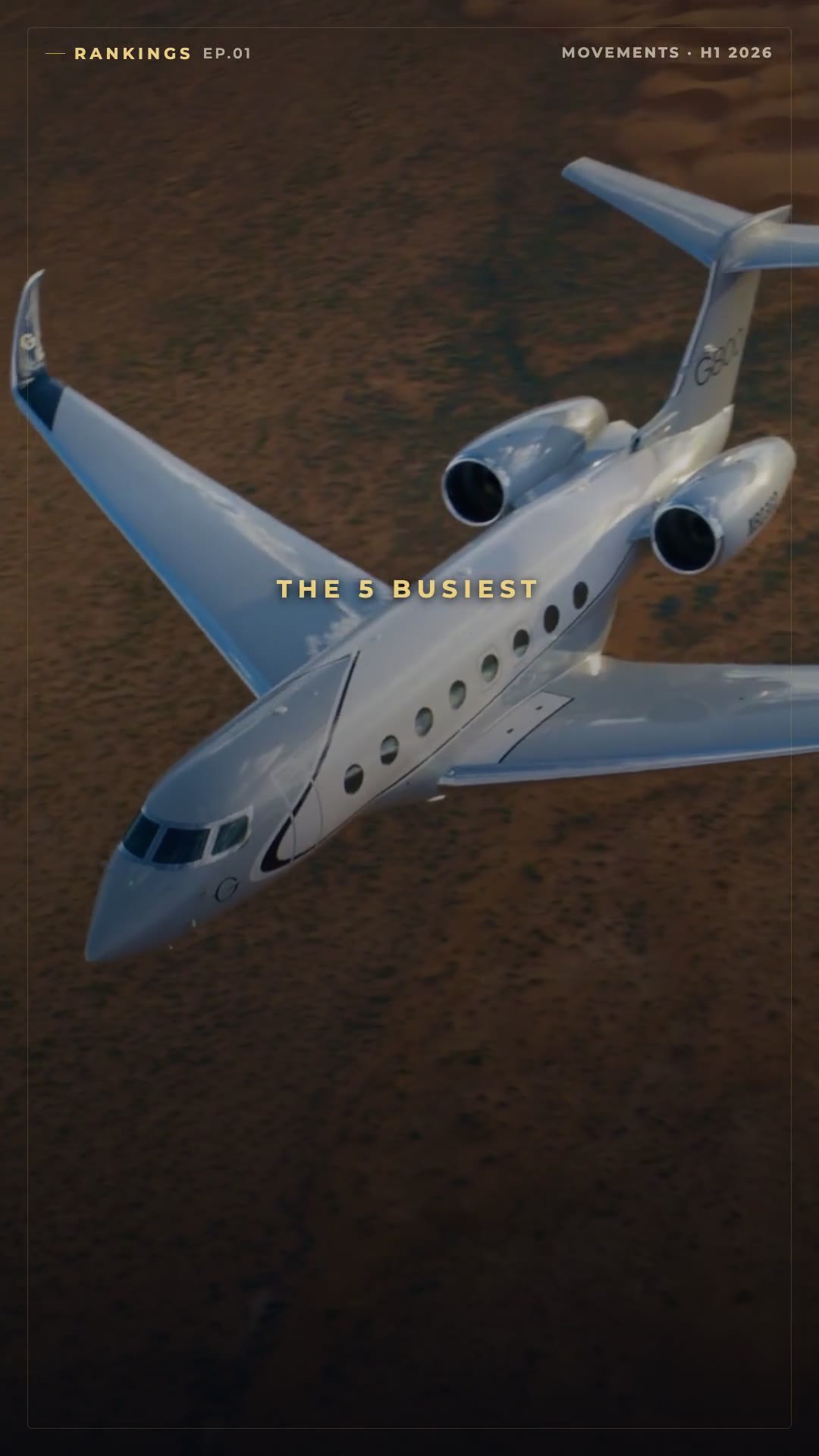 The 5 Busiest Private Jet Airports on Earth — H1 2026 Ranking